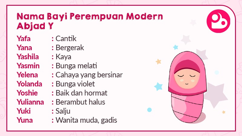 Nama Bayi Perempuan Modern Abjad Y